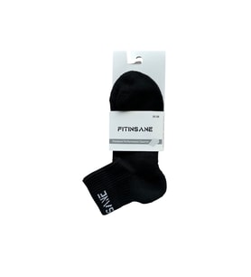 Premium Performance Quarter Unisex Spor Çorap (Siyah)