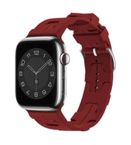 Watch 44mm KRD-92 Silikon Kordon (Koyu Kırmızı)