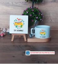 Öğretmenler Günü Hediyesi Dekoratif Taş, Kupa Bardak Kırmızı Hediye (Model 7)