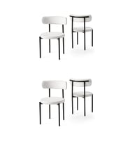 Alfa Metal Mutfak Sandalyesi 4 Lü Set  (Krem)
