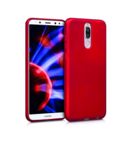 Huawei Mate 10 Lite Kılıf Kamera Korumalı Silikon Rubber Arka Kapak (Kırmızı)