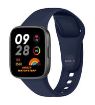 Xiaomi Redmi Watch 3 Uyumlu PureLux Soft Silikon Kordon (Lacivert)