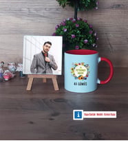 Veteriner Hekim Fotoğraflı Dekoratif Taş, Kupa Bardak Beyaz Hediye Veteriner Hekimler Günü Hediyesi (Model 2)