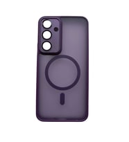 Samsung Galaxy S24 Fe Kılıf Kamera Lens Korumalı Renkli Mat Silikon Rlx (Mor)