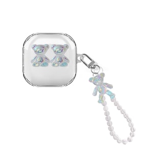 Microsonic Samsung Galaxy Buds 2 Pro Kılıf Kelebek Desenli Şeffaf (Grimelanj)