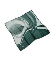Mısırlı Emprime Kristal Eşarp (Füme)