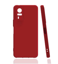 Vivo Y51 Kılıf Zore Biye Silikon Kılıf (Kırmızı)