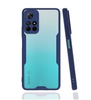 Xiaomi Redmi Note 11 5G Kılıf Parfe Kenarları Pastel Renk Silikon (Lacivert)