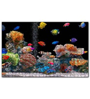 Cakapuzzle Rengarenk Deniz Akvaryumu Puzzle Yapboz MDF (Ahşap) (255 Parça)