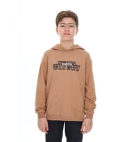 Toontoy Erkek Çocuk Baskılı Sweatshirt (Kahverengi)