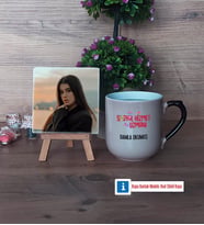 Sosyal Hizmet Uzmanı Fotoğraflı Dekoratif Taş, Kupa Bardak Beyaz Hediye (Model 10)