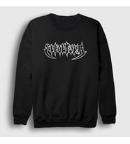 Presmono Unisex Beyaz Sepultura Sweatshirt 173542tt (Siyah)