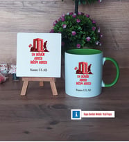 Asker Hediyesi Dekoratif Taş, Kupa Bardak Kırmızı Hediye (Model 13)