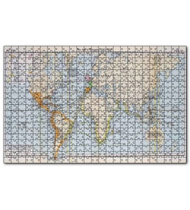 Cakapuzzle Keşifler Çağı Dünya Harita 1340 1600 Arası Puzzle Yapboz MDF (Ahşap) (255 Parça)