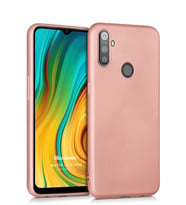 Microsonic Matte Silicone Realme C3 Kılıf (Rose)