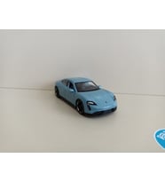 Porsche Taycan Turbo S Metal Model Oyuncak Araba 12 Cm ( ÖZEL PLAKALI ) (Turkuaz)
