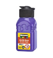 Akrilik Boya 100 Ml 1 Adet Nova Color Akrilik Boyalar 100 Ml 1 Adet (Mor)