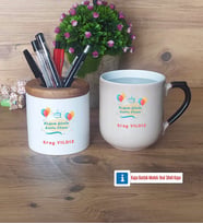 Doğum Günü Hediyesi Kalemlik, Kupa Bardak T Kişiye Özel Hediye (Model 2)