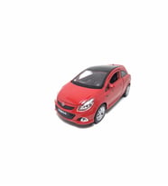 Opel Corsa 1/36 Ölçek 12cm  çek bırak (ÖZEL PLAKALI) (Kırmızı)