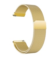 Microsonic Amazfit GTR 47mm Milanese Loop Kordon Siyah (Gold)