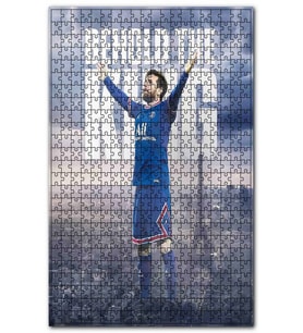 Cakapuzzle Lionel Messi PSG Afiş Görseli Puzzle Yapboz MDF (Ahşap) (1000 Parça)