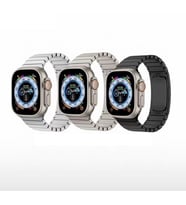 HK8 PRO MAX ULTRA  (AMOLED) AKILLI SAAT PUSULA GPS NFC Siri (Titanyum Parlak)