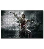 Cakapuzzle Assassins Creed Suikastçi Korsan Gemisi ve Revolver  Puzzle Yapboz MDF (Ahşap) (500 Parça)