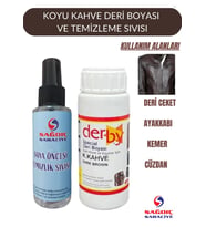 Sağdıç Saraciye Sağdıç Derby  Deri Mont Eşya Boyası Boya Öncesi Temizleme Sıvısı (Kahverengi Koyu)