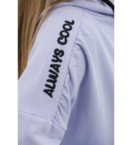 Toontoy Kız Çocuk Nakışlı Sweatshirt (Mavi)