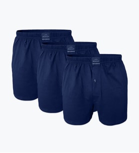 Malabadi 3 Lü Paket Erkek Geniş Kalıp Boxer 3M024 (Lacivert)