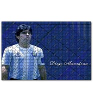 Cakapuzzle Diego Maradona Arjantin Milli Takımı Kaptanı  Puzzle Yapboz MDF (Ahşap) (500 Parça)