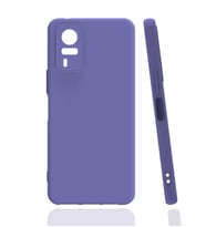 Kvy Vivo Y51 Biye Silikon Kılıf (Lila)
