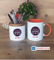 Love Yourself Kalemlik, Kupa Bardak T Kişiye Özel Hediye (Model 13)