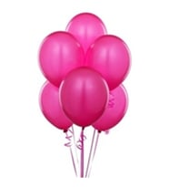 Sürpriz Uçan Balon 25 Adet (Pembe)