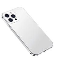 Uyumlu Model Apple iPhone 12 Pro Kılıf Slim 13serisi Orijinal Renk Kapak (Gümüş)