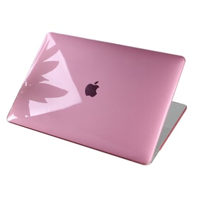McStorey Macbook Air ile Uyumlu Kılıf M1 HardCase A1932 A2179 A2337 Kristal (Pembe)
