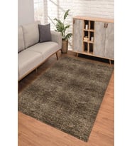 Dijital Kaymaz Taban Yıkanabilir Renkli Salon Halısı Mutfak Halısı Yolluk ND-SD-875 (Kahverengi)