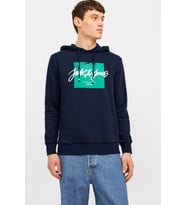 Jack & Jones Tiley Kapüşonlu Erkek Sweat 12256807 (Lacivert)