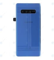 BYR Samsung Galaxy S10 Plus Uyumlu Pil Kapağı LENS HARİÇ SM-G975F (Mavi)