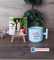 Özel Eğitim Öğretmeni Fotoğraflı Dekoratif Taş, Kupa Bardak Beyaz Hediye (Model 12)
