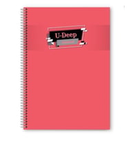 Defter A4 Spiralli 72 Yaprak Çizgili A4 Siparalli Defter Telli Defter 72 Yaprak Çizgili (Mercan)