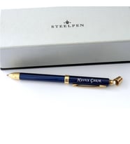 İsme Özel 3 Fonksiyonlu Steel Pen Metal Kalem (Mavi)
