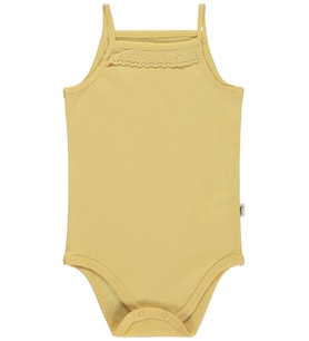 Civil Baby İp Askılı Dantelli 12-24 Ay Kız Çıtçıtlı Badi - Pembe