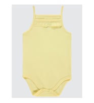 Civil Baby Kız Bebek Çıtçıtlı Badi 12-24 Ay Sarı (Sarı)