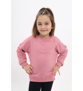Toontoy Kız Çocuk Sweatshirt (Gül Kurusu)
