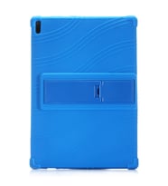 Lenovo Tab E10 TB-X104F Tab 4 10.1 Inch Tablet Standlı Silikon Kılıf (Mavi)