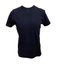Jojoboy Polo Erkek Ribana Yuvarlak Yaka Tshirt (Siyah)