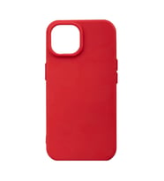 Kvy İphone 15 Biye Silikon Kılıf (Kırmızı)