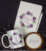 Kişiye Özel Defter Kalem Kupa Ve Bardak Altlığı Hediye Seti 103873 (Model 4)