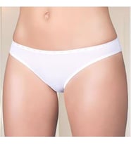 12 Adet Berrak 2056 Kadın Likralı Slip Külot (Beyaz)